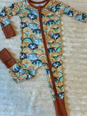 🦄🐉 Kindthing (Now Wildwoven) Fairytale Scales Convertible Zippy | 6-12m